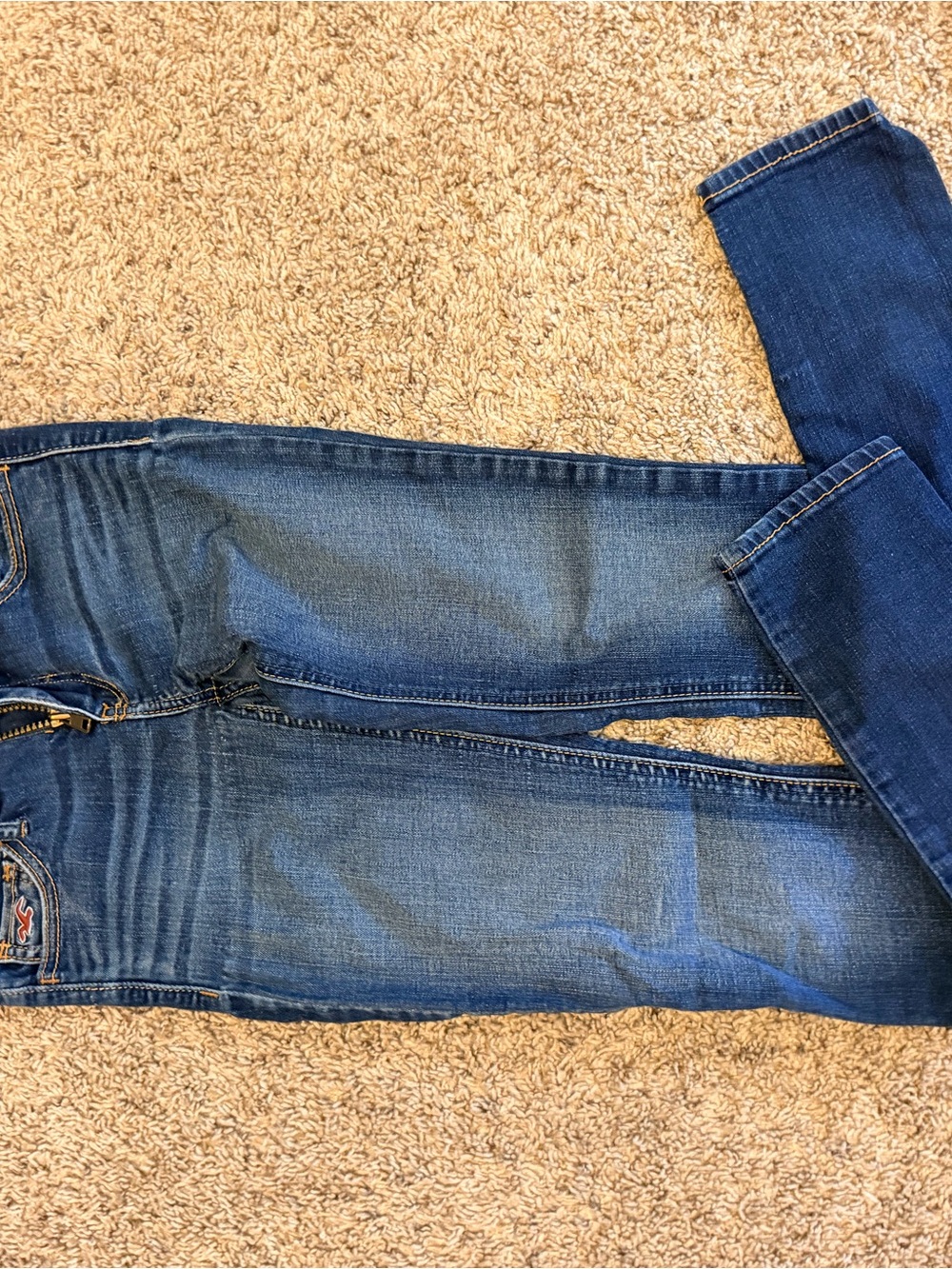 Hollister Women's Medium Blue Skinny Jeans